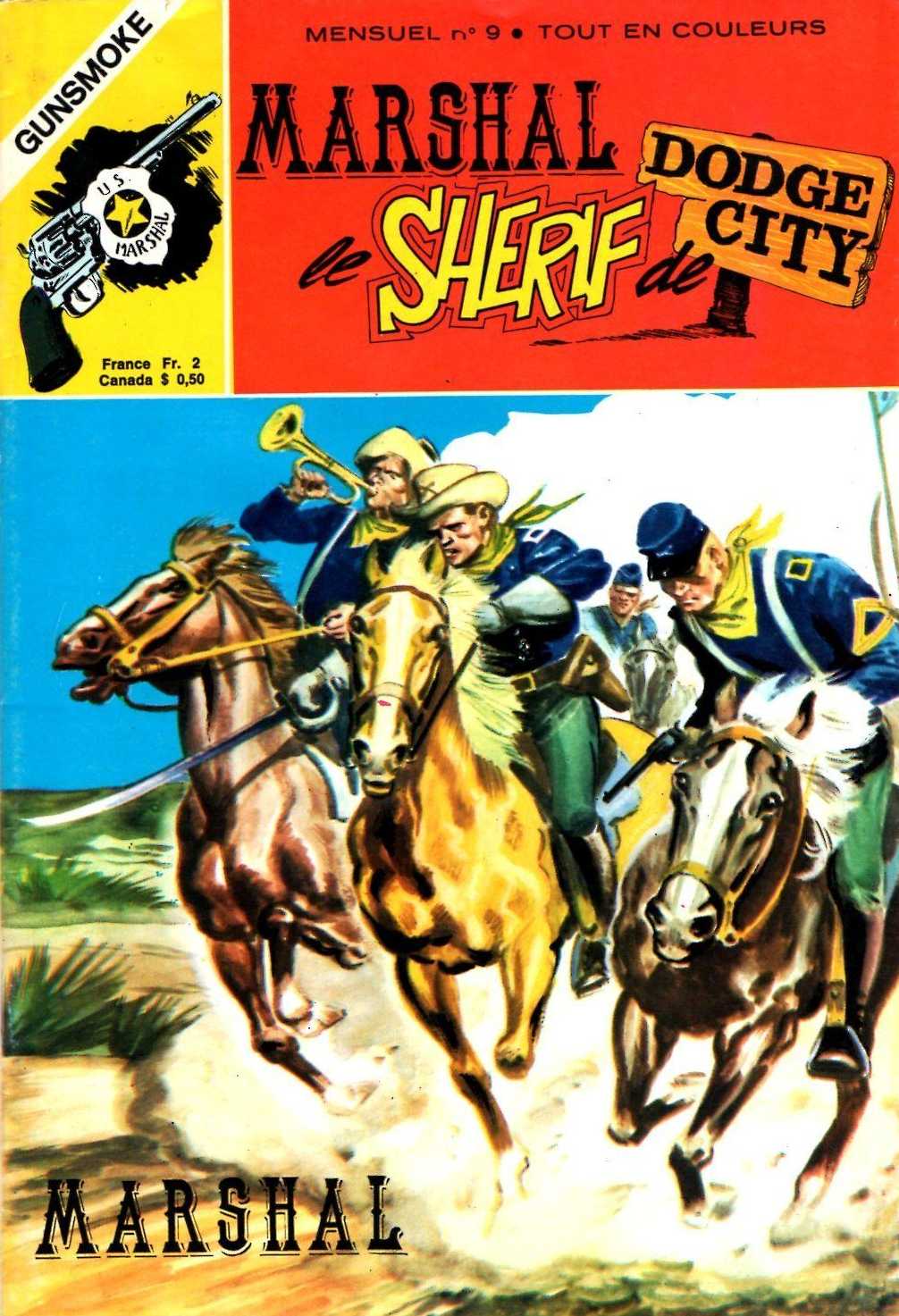 Scan de la Couverture Marshal le Shrif de Dodge-City n 9